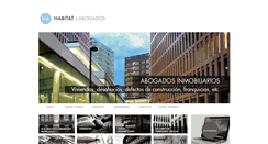 Desktop Screenshot of habitat-abogados.com